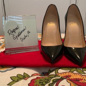 Christian Louboutin Pigalle Black 120mm size 37.5